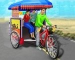 Картинка Public Tricycle Rickshaw Driving